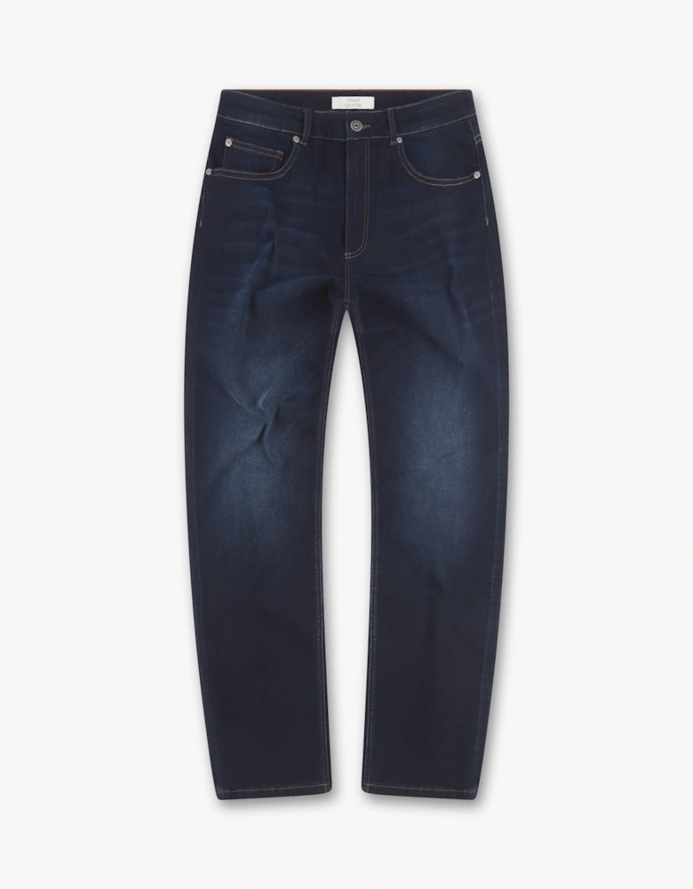 Vingt Quatre Straight Fit Indigo Rinse Jeans