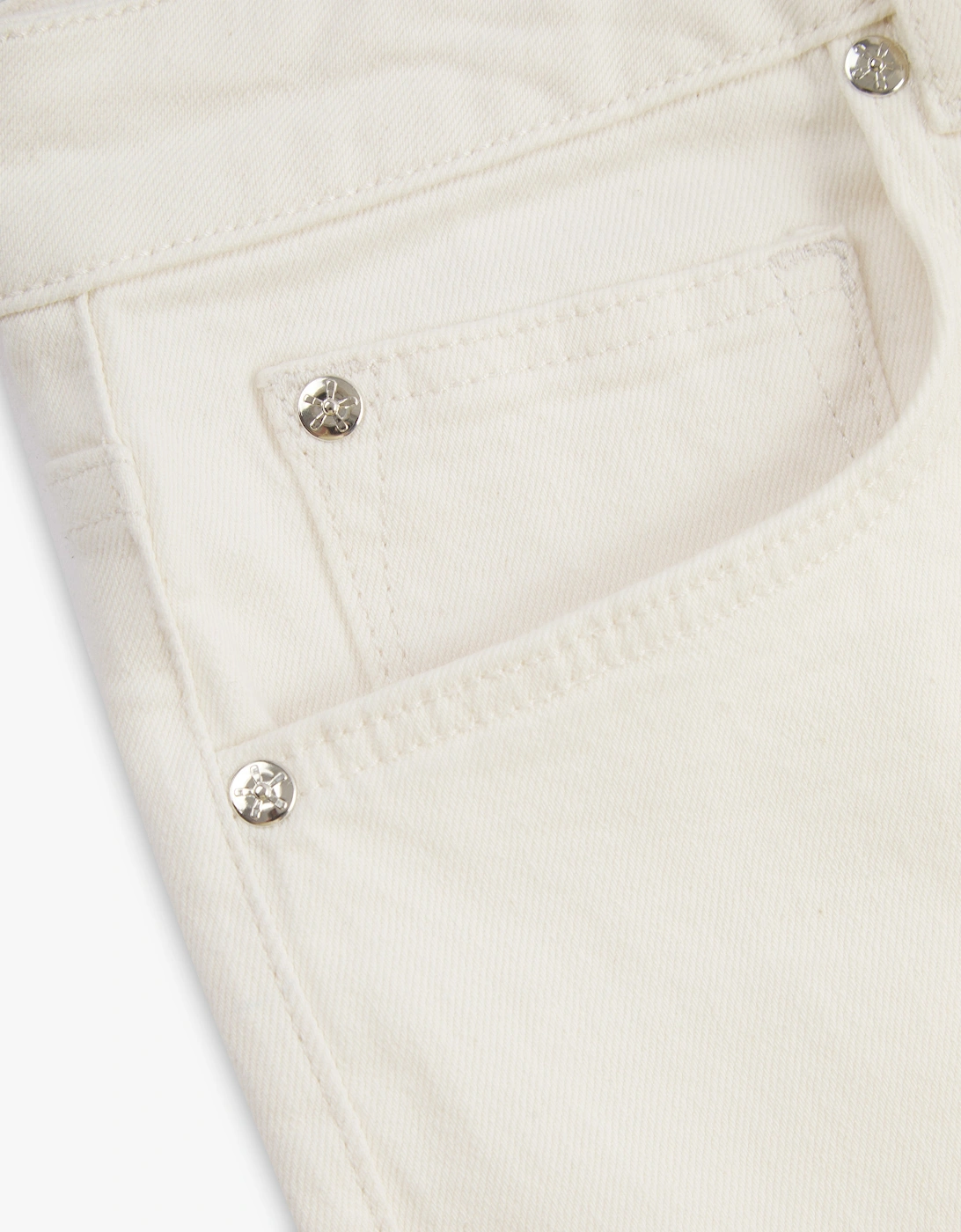 Vingt Quatre Slim Fit Chalk White Jeans