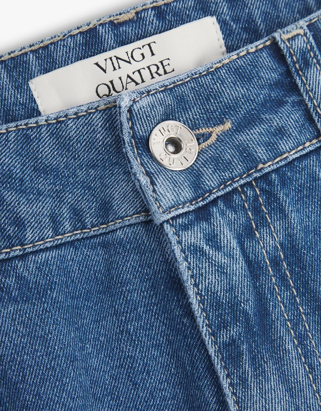 Vingt Quatre Straight Fit Light Blue Jeans