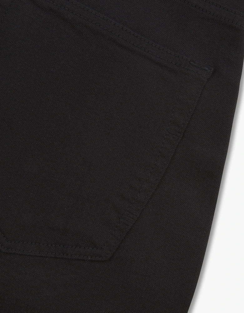 Vingt Quatre Straight Fit Stay Black Jeans