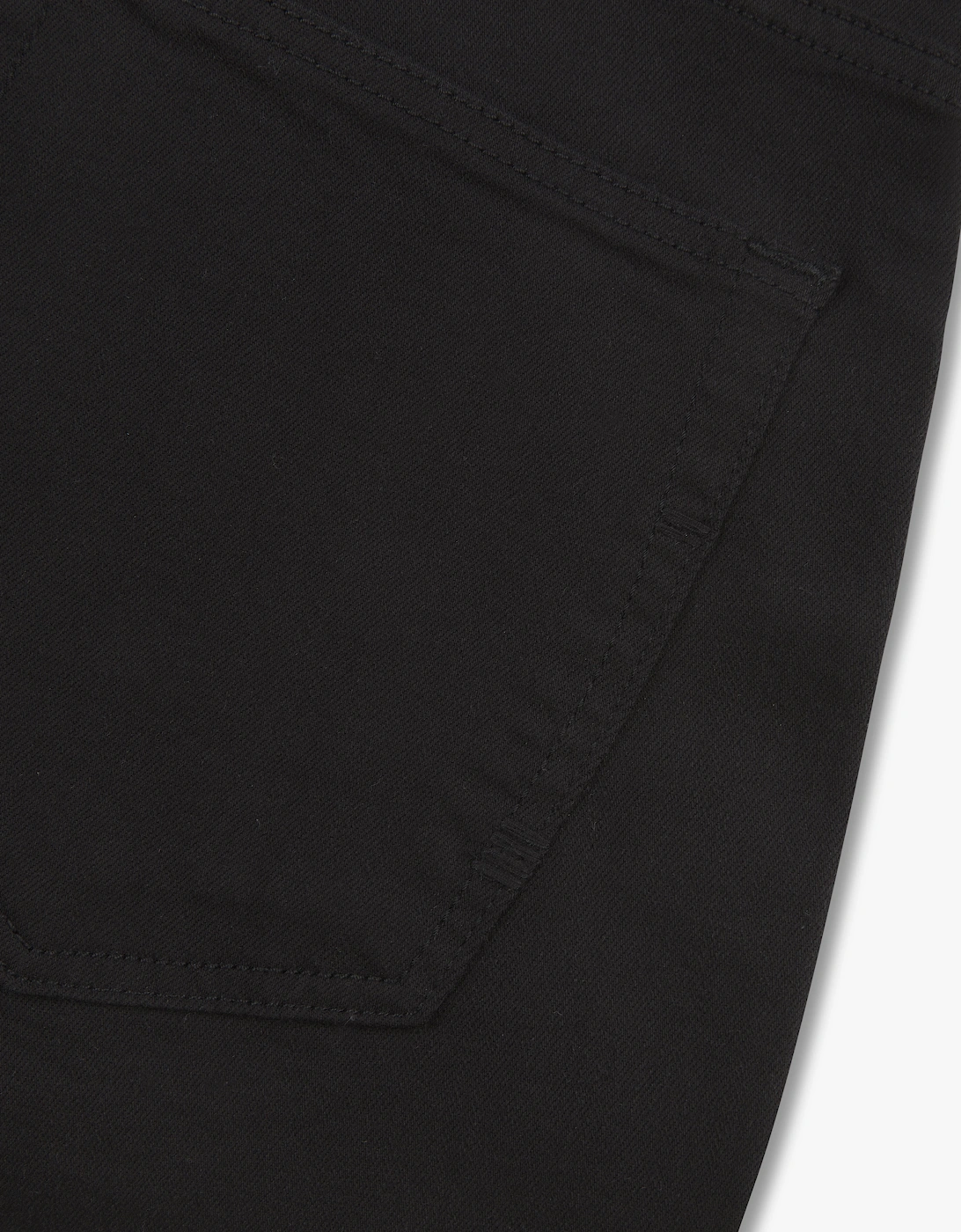 Vingt Quatre Straight Fit Stay Black Jeans