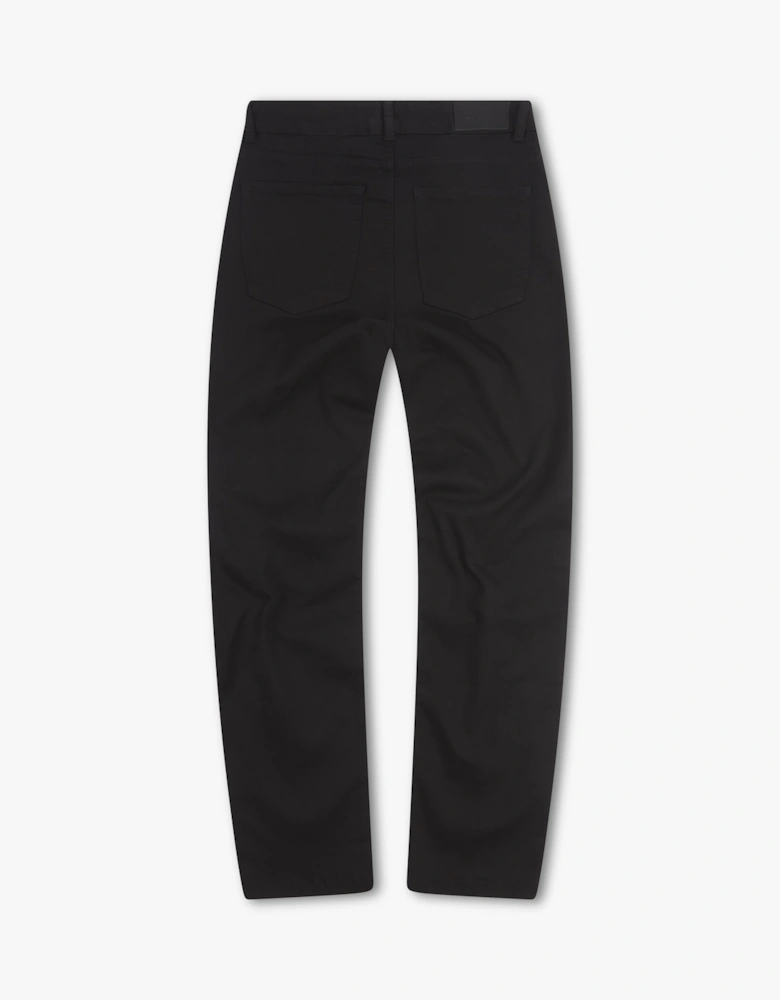 Vingt Quatre Straight Fit Stay Black Jeans