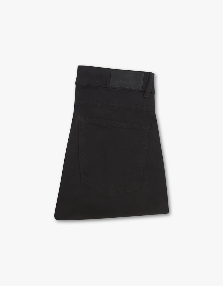 Vingt Quatre Straight Fit Stay Black Jeans