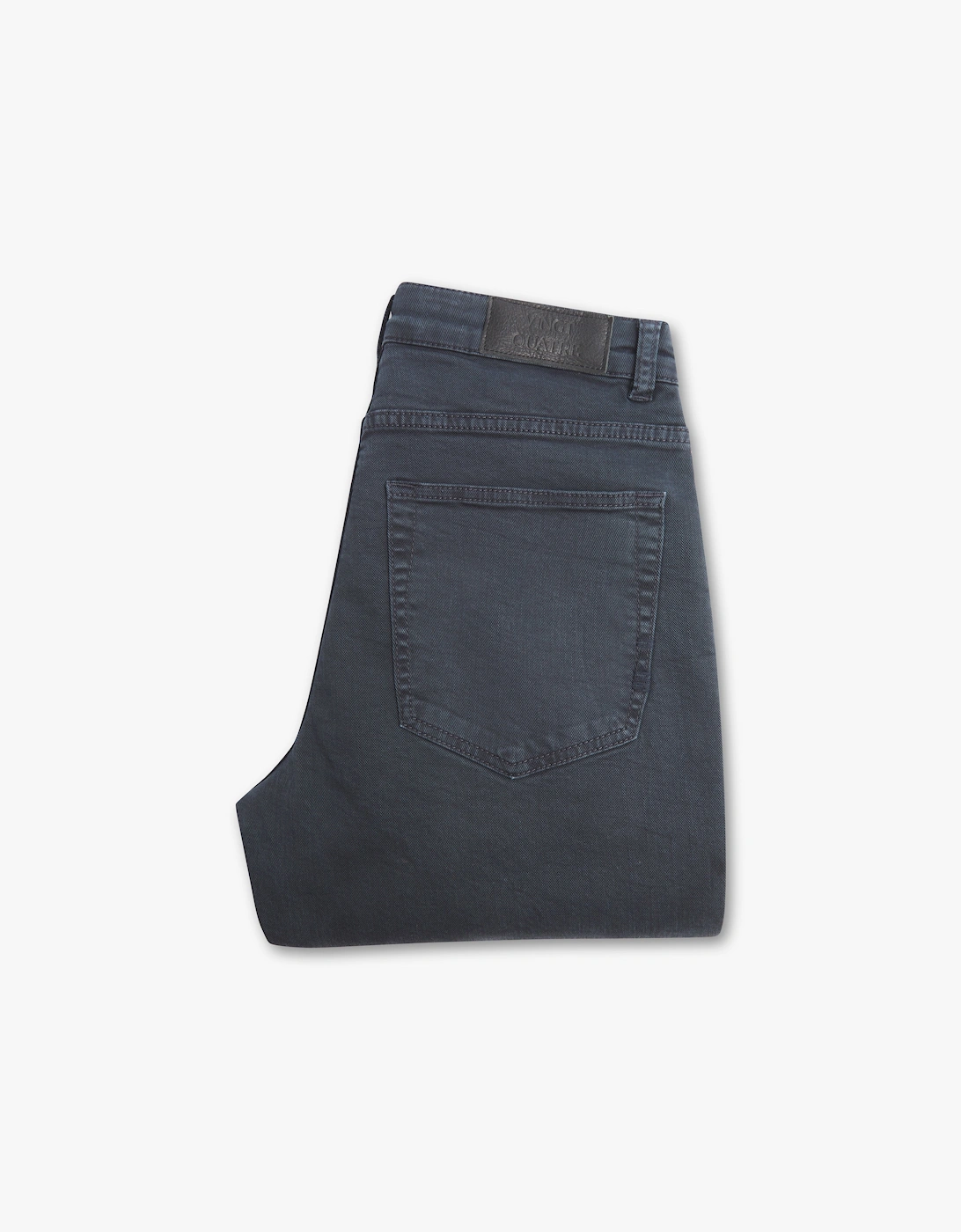Vingt Quatre Taper Fit Navy Garment Dye Jeans