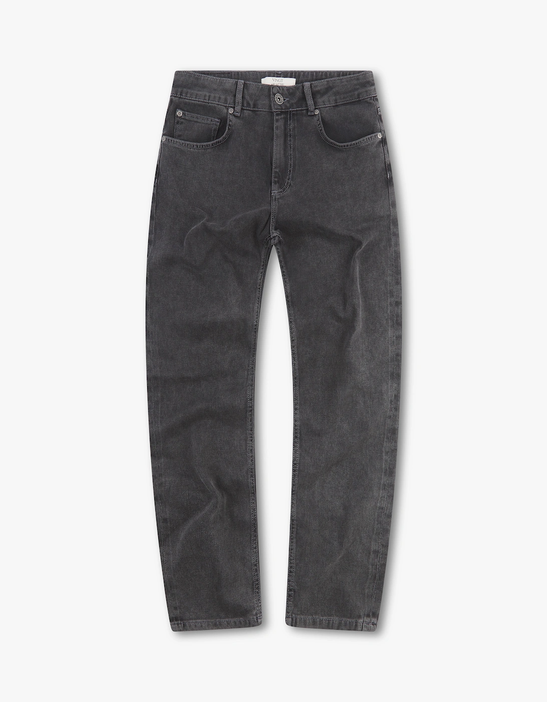 Vingt Quatre Denim Unisex Grey Vingt Quatre Taper Fit Wolf Jeans - Size: 31
