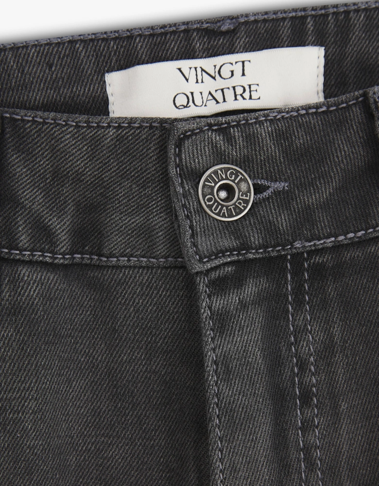 Vingt Quatre Taper Fit Wolf Grey Jeans