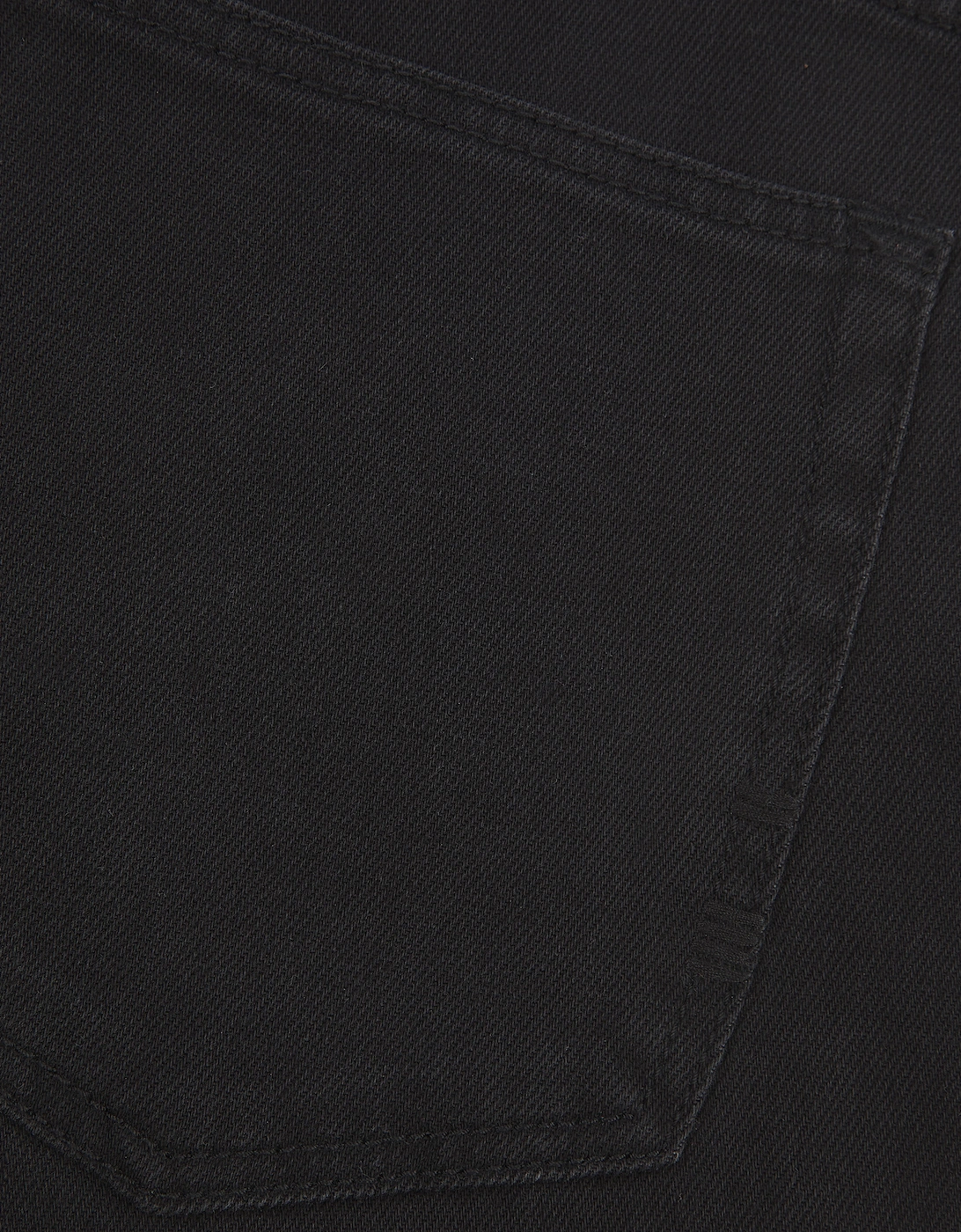 Vingt Quatre Taper Fit Washed Black Jeans