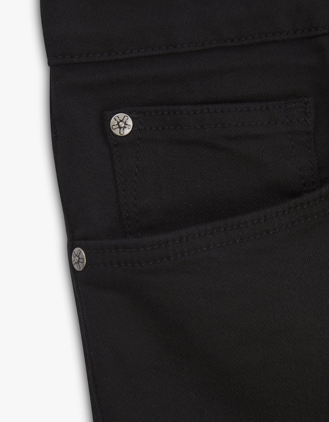 Vingt Quatre Taper Fit Stay Black Jeans