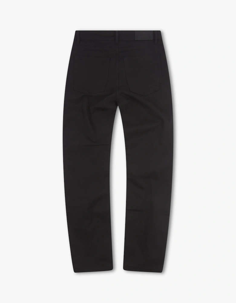 Vingt Quatre Taper Fit Stay Black Jeans