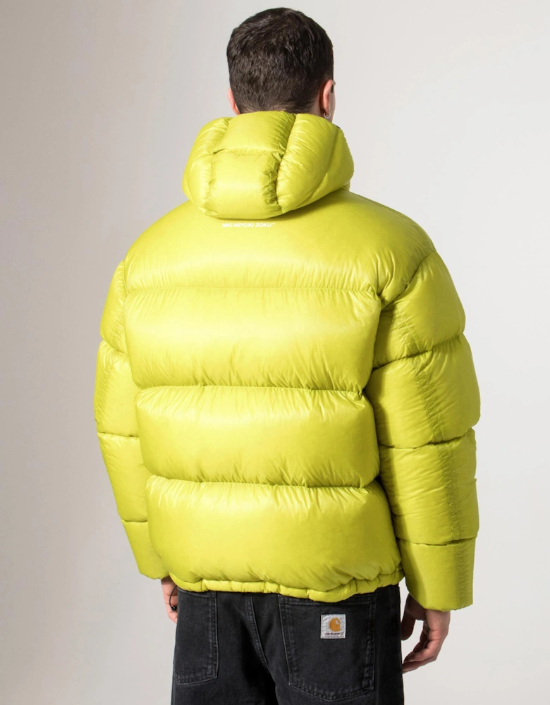 Translucent Hooded Bubble Jacket