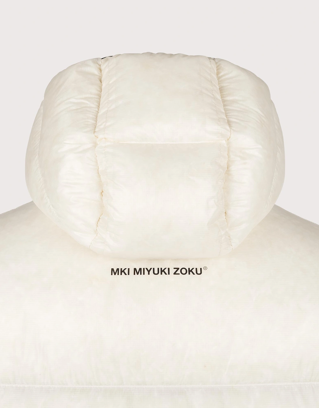 Translucent Hooded Bubble Jacket