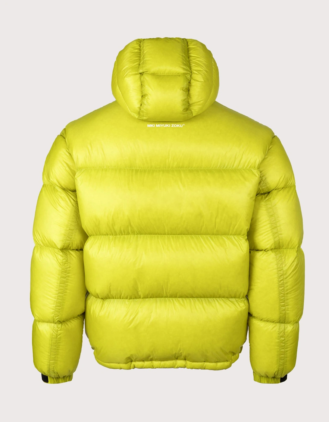 Translucent Hooded Bubble Jacket