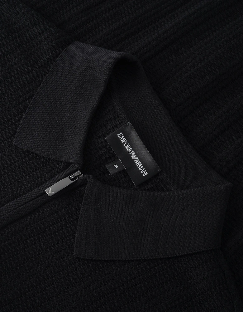 Knitted Polo Black