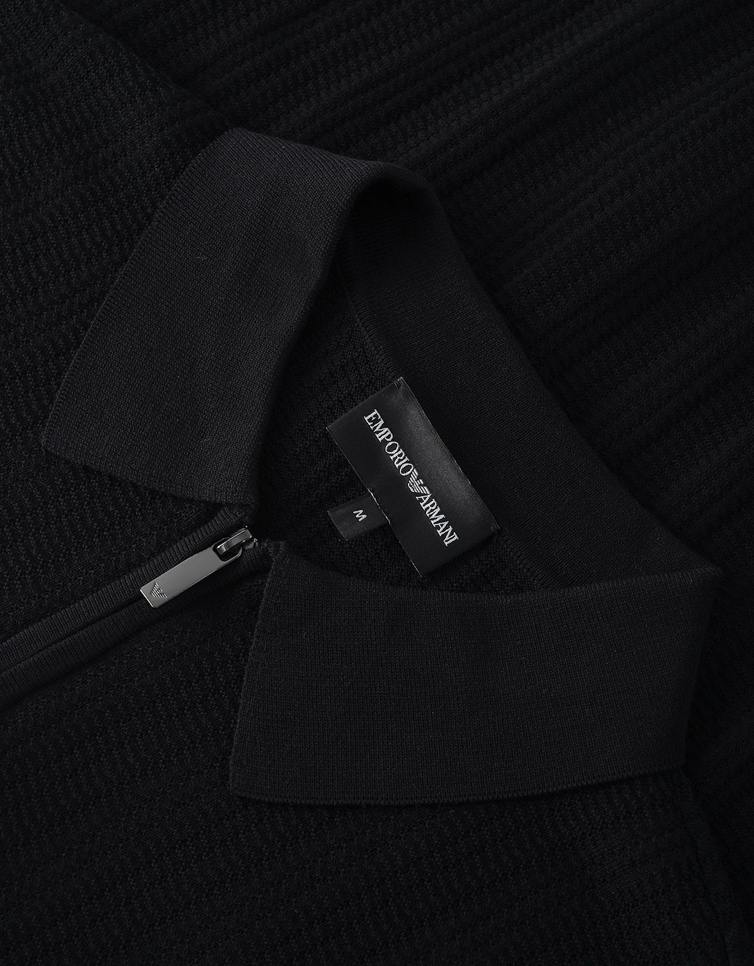 Knitted Polo Black