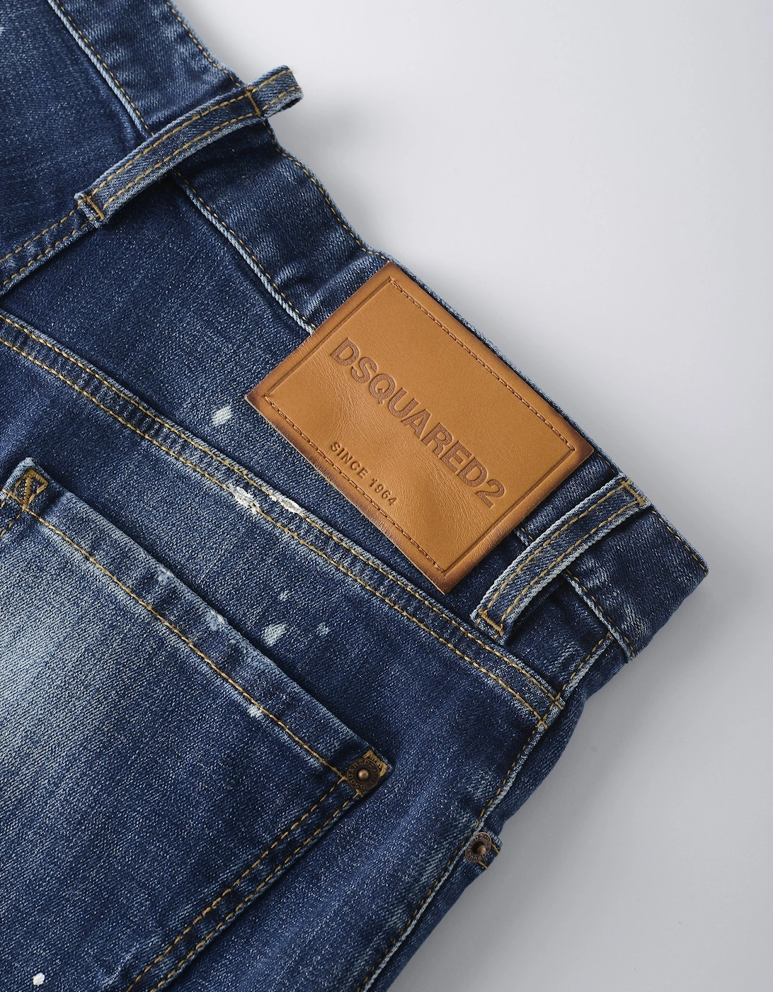 Marine Denim Shorts Blue