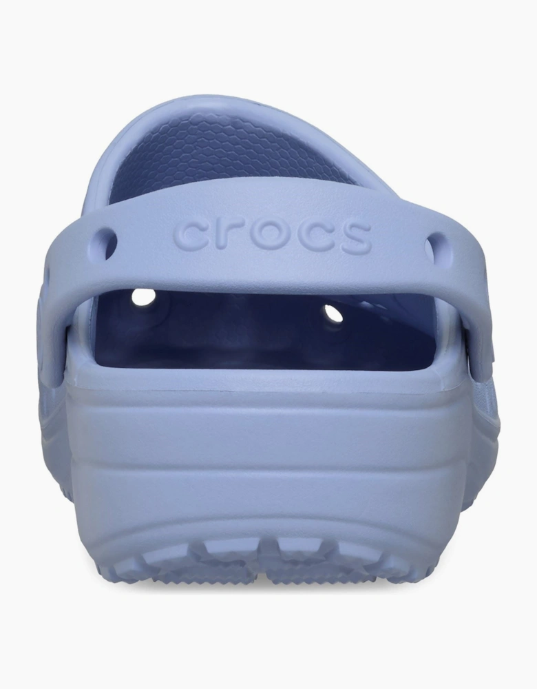 Classic Floral Cut Out Thermoplastic Women's Blue Haze Clogs