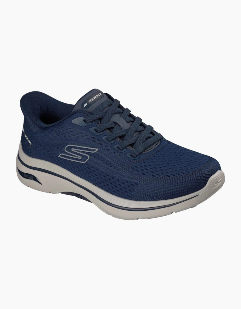 Arch Fit 2.0 Percy Textile Men's Navy/Grey Standard Trainers