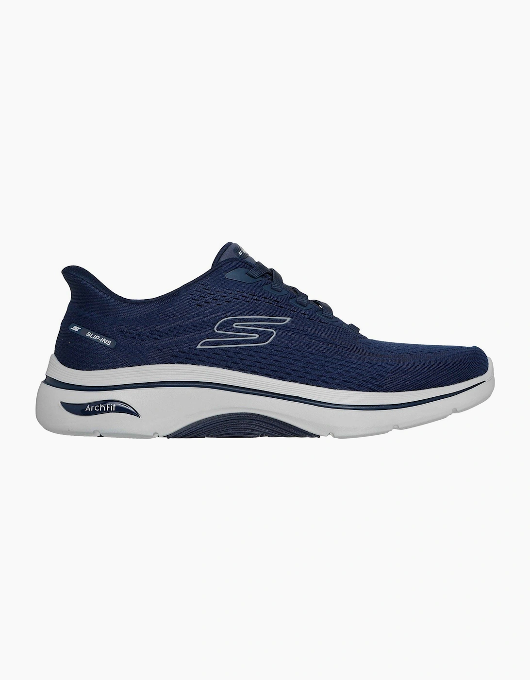 Arch Fit 2.0 Percy Textile Men's Navy/Grey Standard Trainers