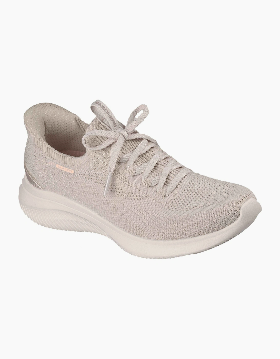 Ultra Flex 4.0 Textile Women's Natural Standard Trainers, 6 of 5