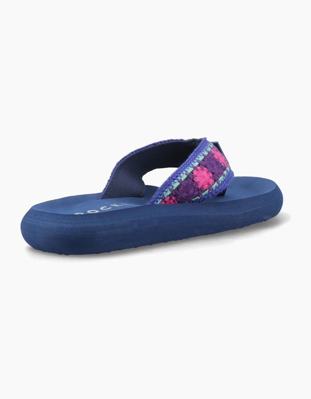 Spotlight Marlow Textile Women's Purple/Multi Flip Flops