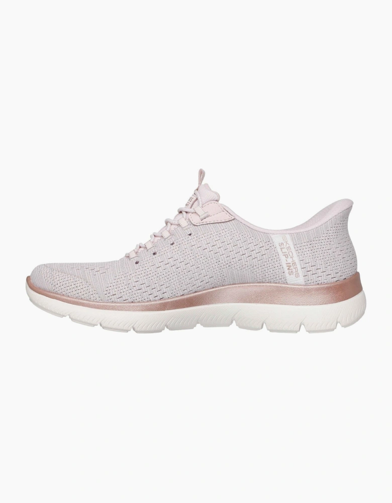 Arch Fit Summits - Soft Shimmer Textile Women's Light Pink Standard Trainers