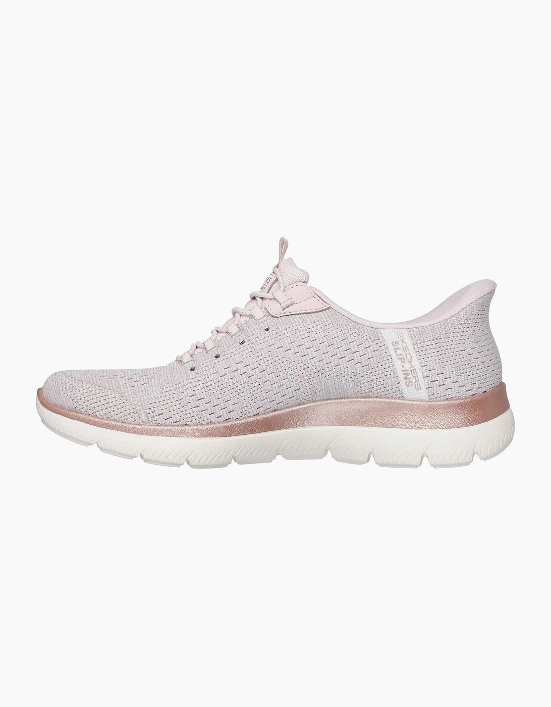 Arch Fit Summits - Soft Shimmer Textile Women's Light Pink Standard Trainers
