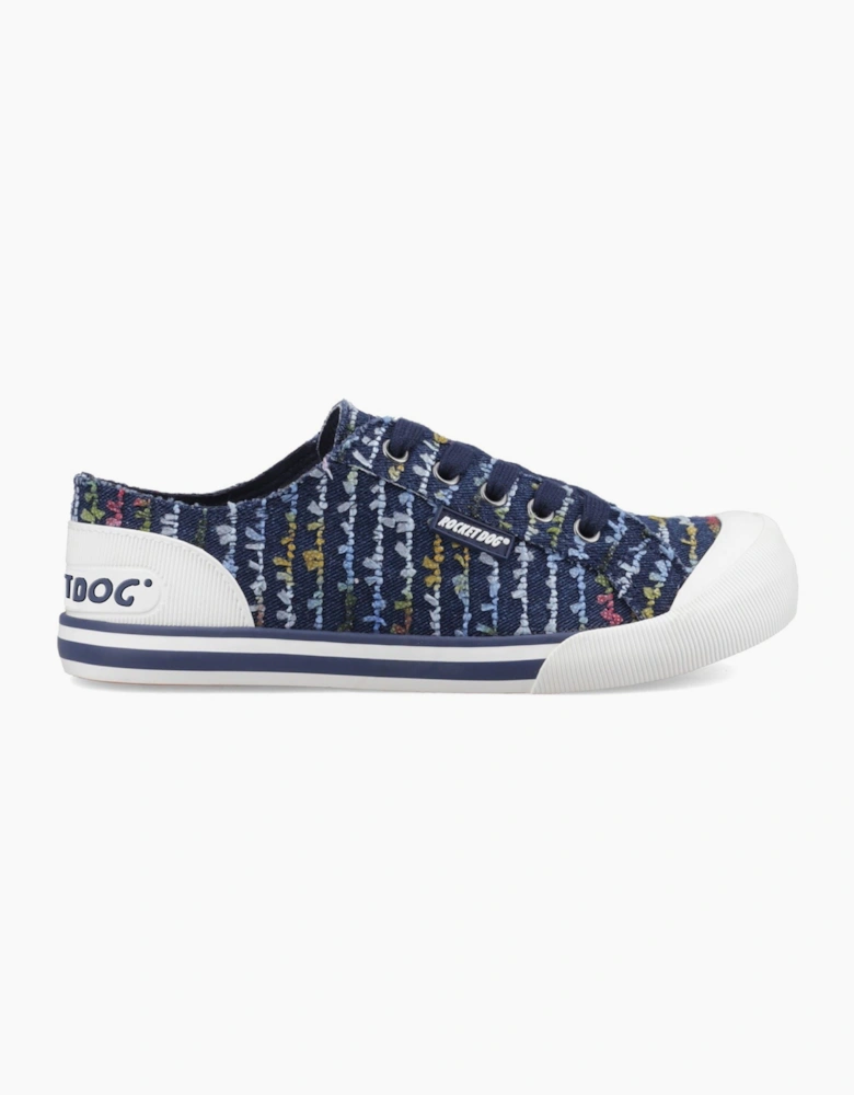 Jazzin Radio Cotton Men's Blue Espadrilles