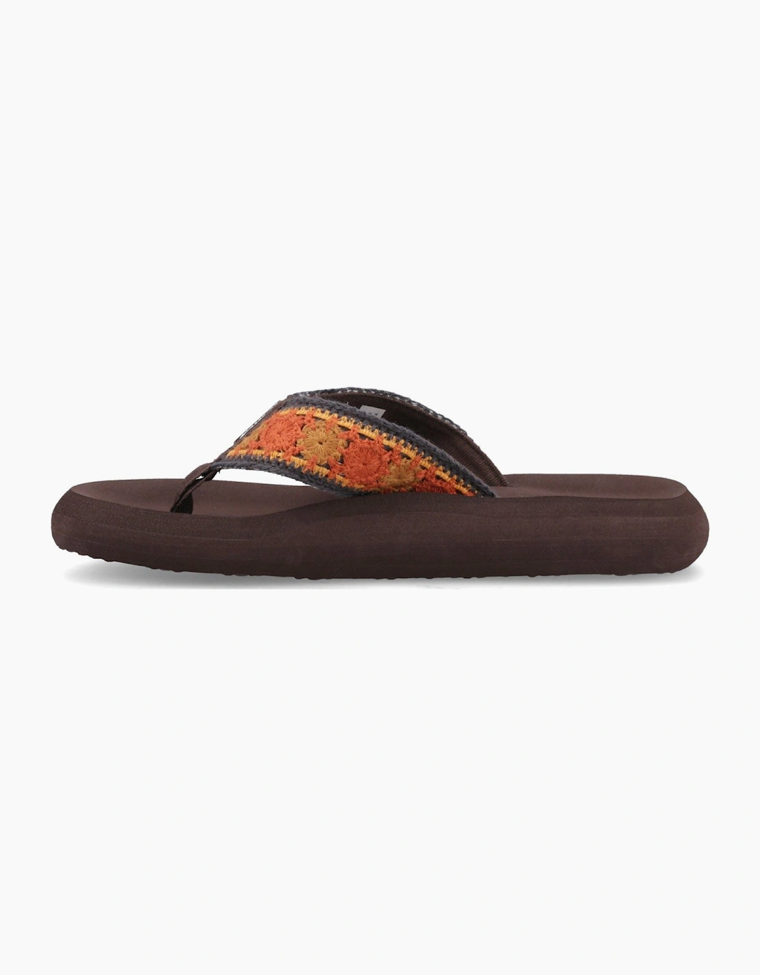 Spotlight Marlow Textile Women's Brown/Multi Flip Flops