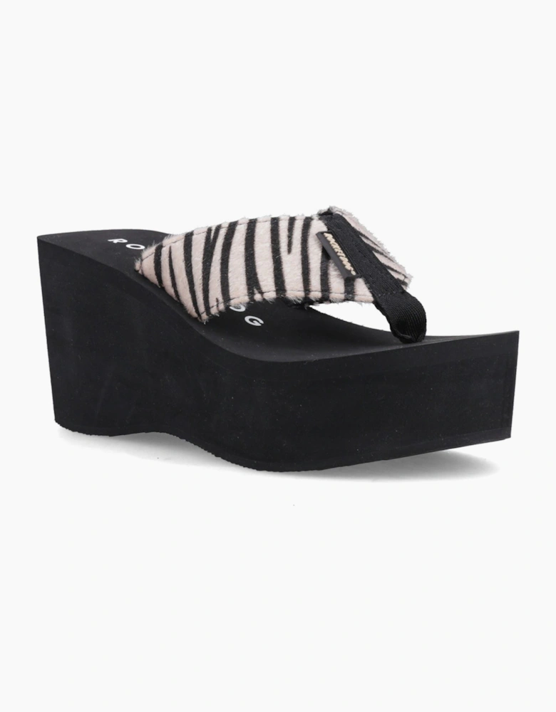 Crush Simba Textile Women's Camel Sandals