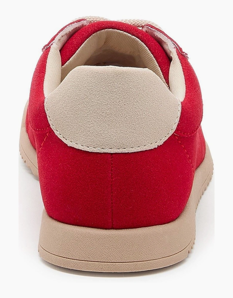 Bertie Pella Textile Women's Red Trainers
