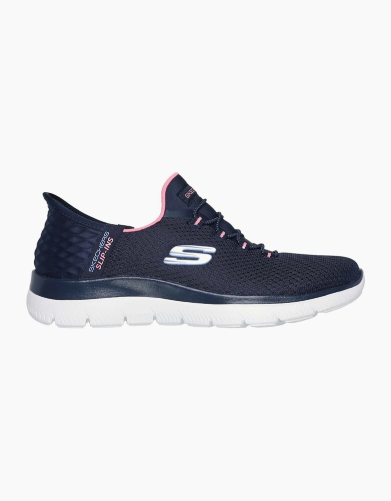 Summits - Diamond Dream Textile Women's Navy/Pink Standard Trainers