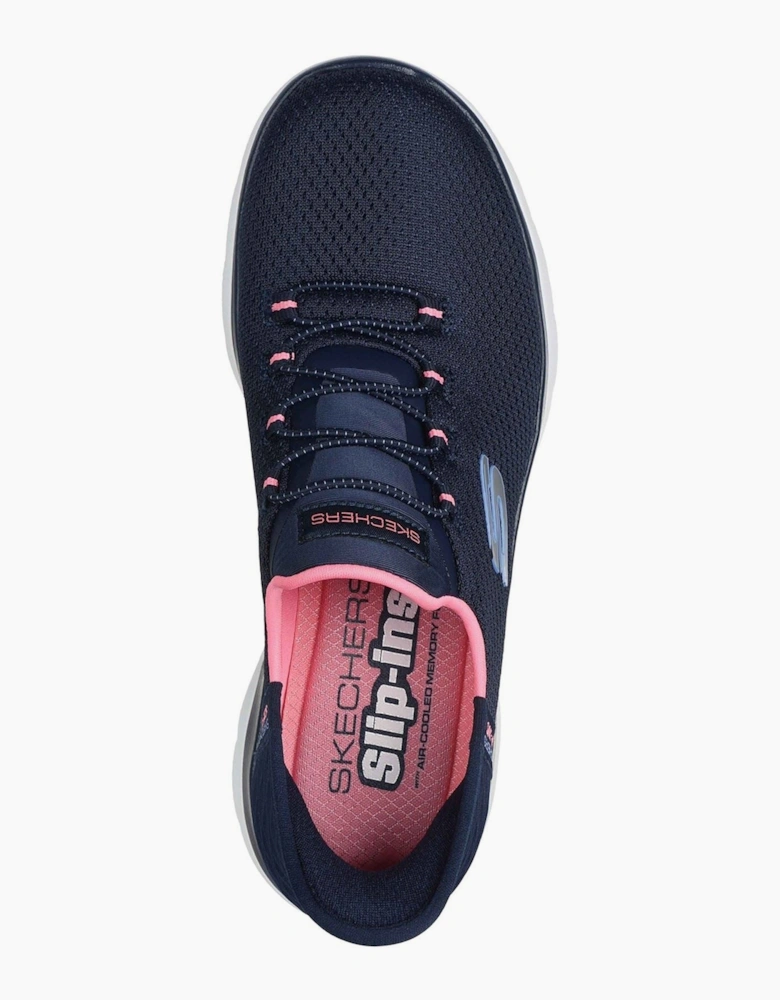 Summits - Diamond Dream Textile Women's Navy/Pink Standard Trainers