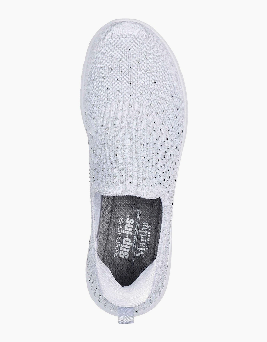 Virtue Icon Textile Women's White/Silver Standard Trainers