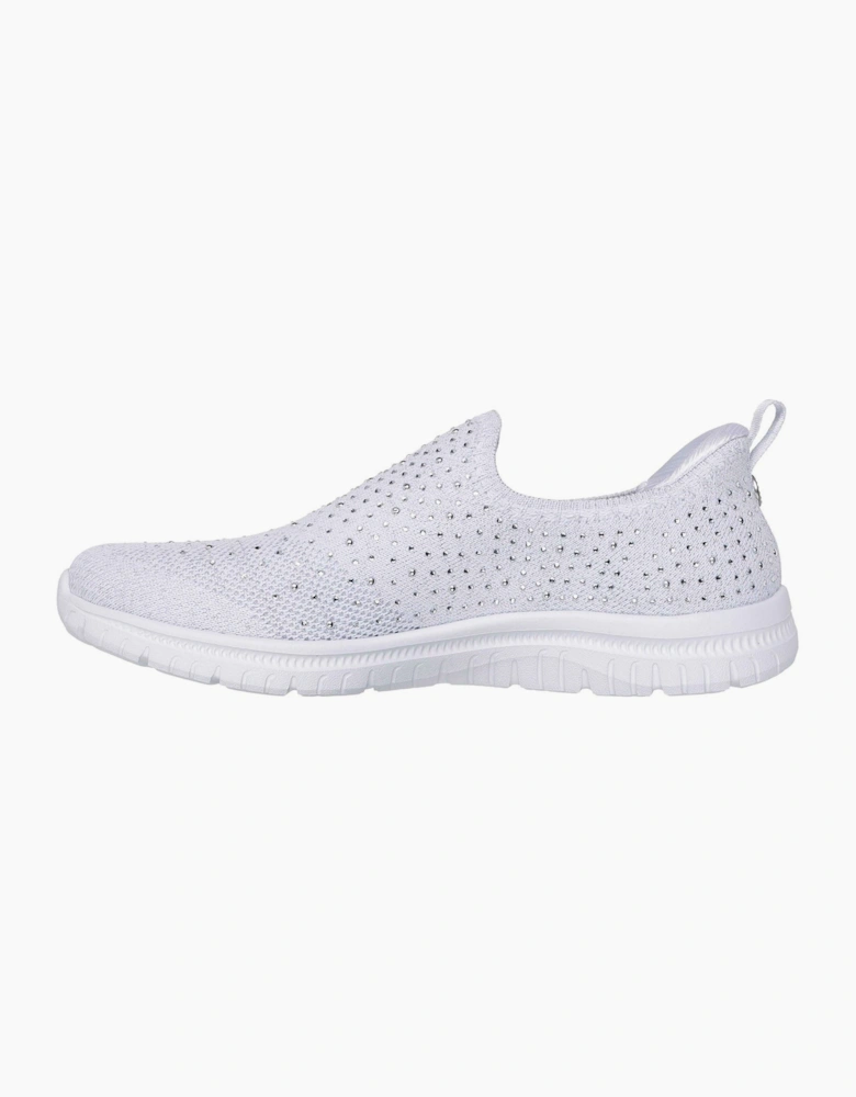 Virtue Icon Textile Women's White/Silver Standard Trainers