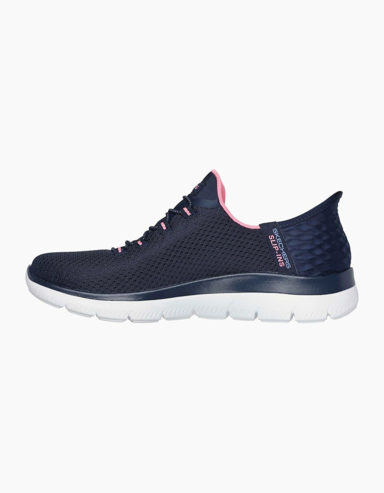 Summits - Diamond Dream Textile Women's Navy/Pink Standard Trainers