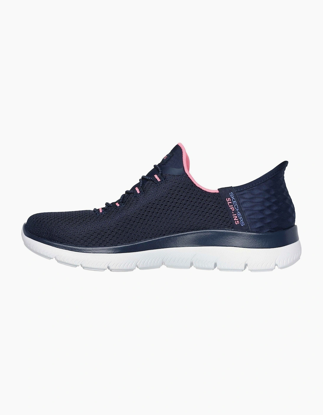 Summits - Diamond Dream Textile Women's Navy/Pink Standard Trainers