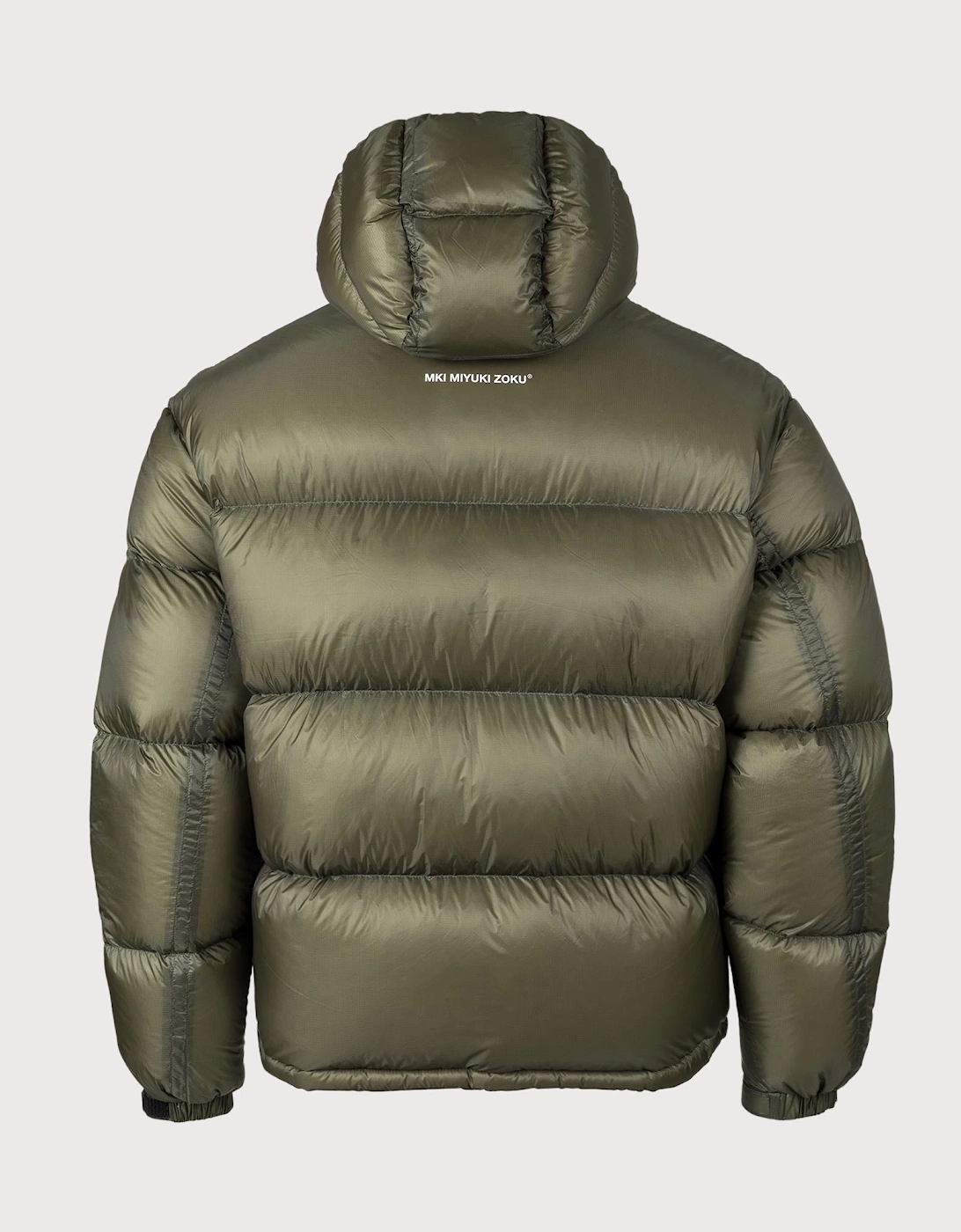 Translucent Hooded Bubble Jacket
