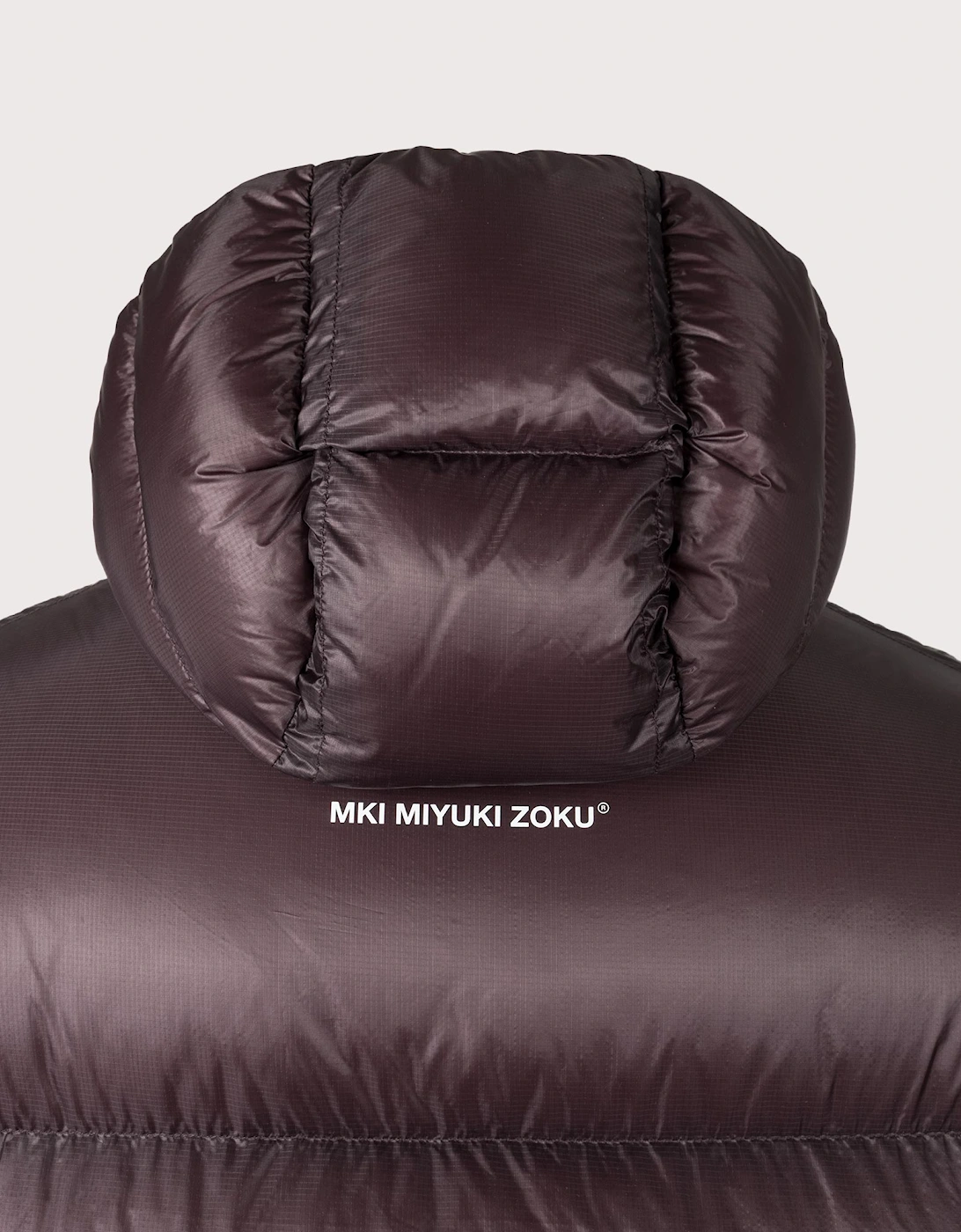 Translucent Hooded Bubble Jacket