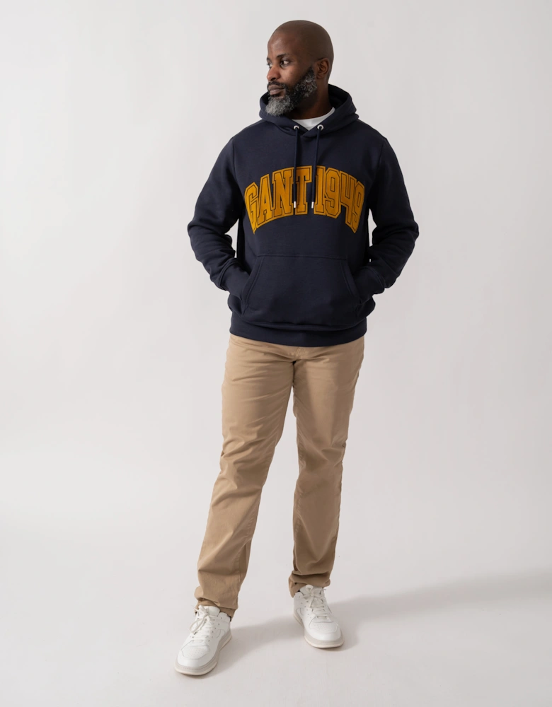 Mens Graphic Hoodie - 433 Evening Blue