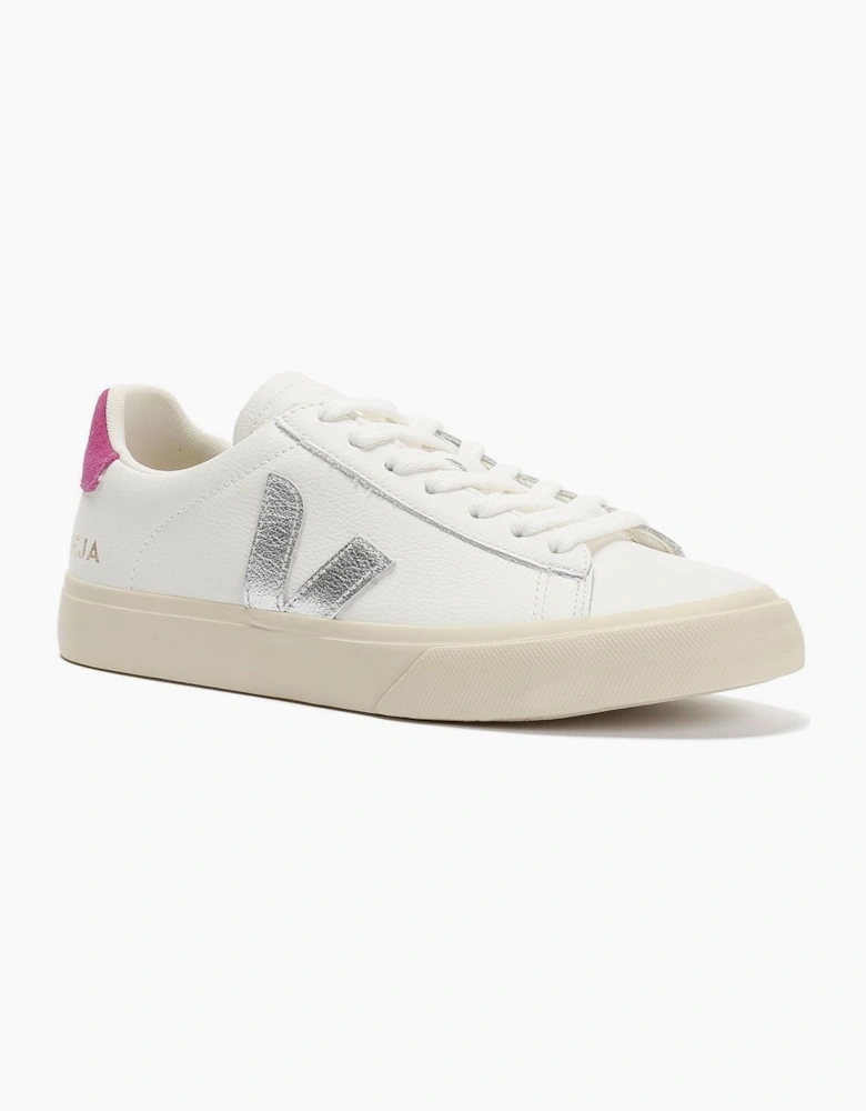 Campo Leather Women's White/Silver/UltraViolet Trainers