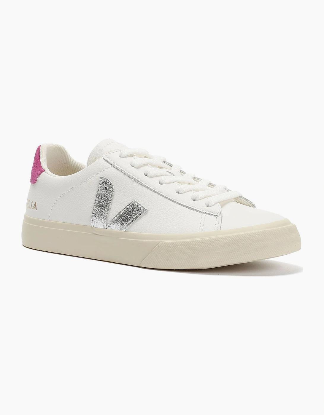 Campo Leather Women's White/Silver/UltraViolet Trainers