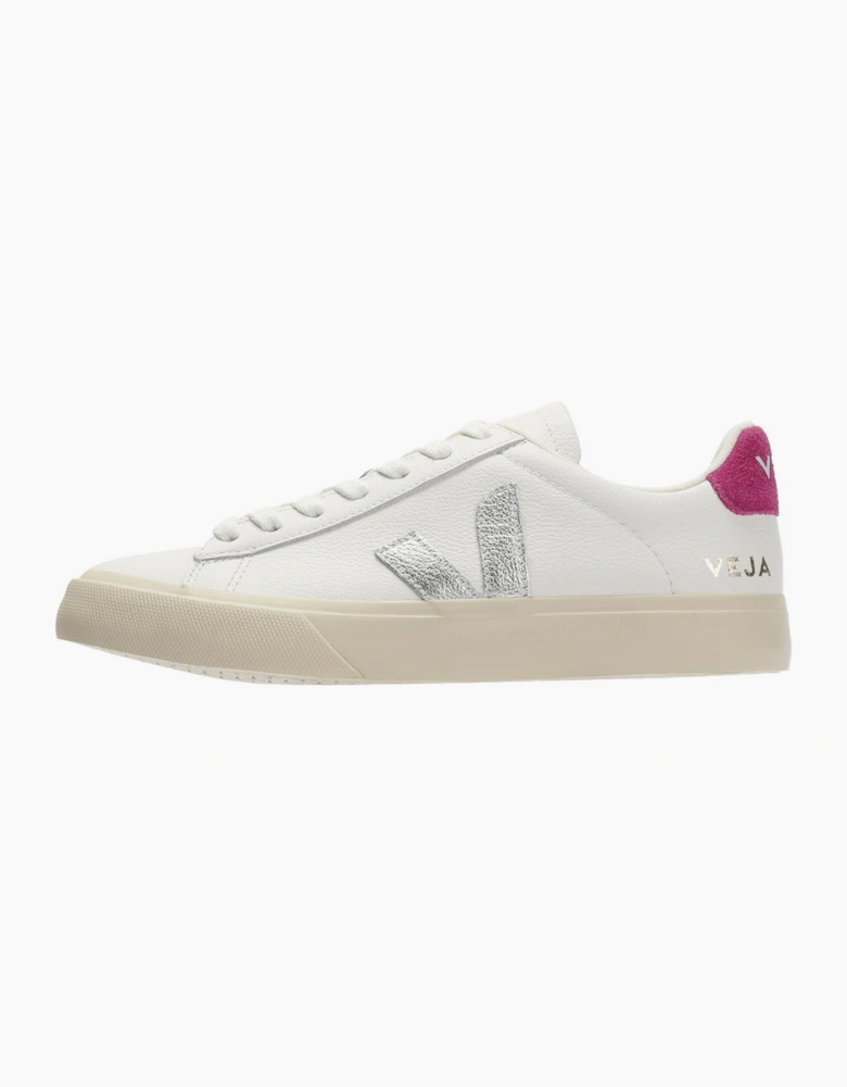 Campo Leather Women's White/Silver/UltraViolet Trainers