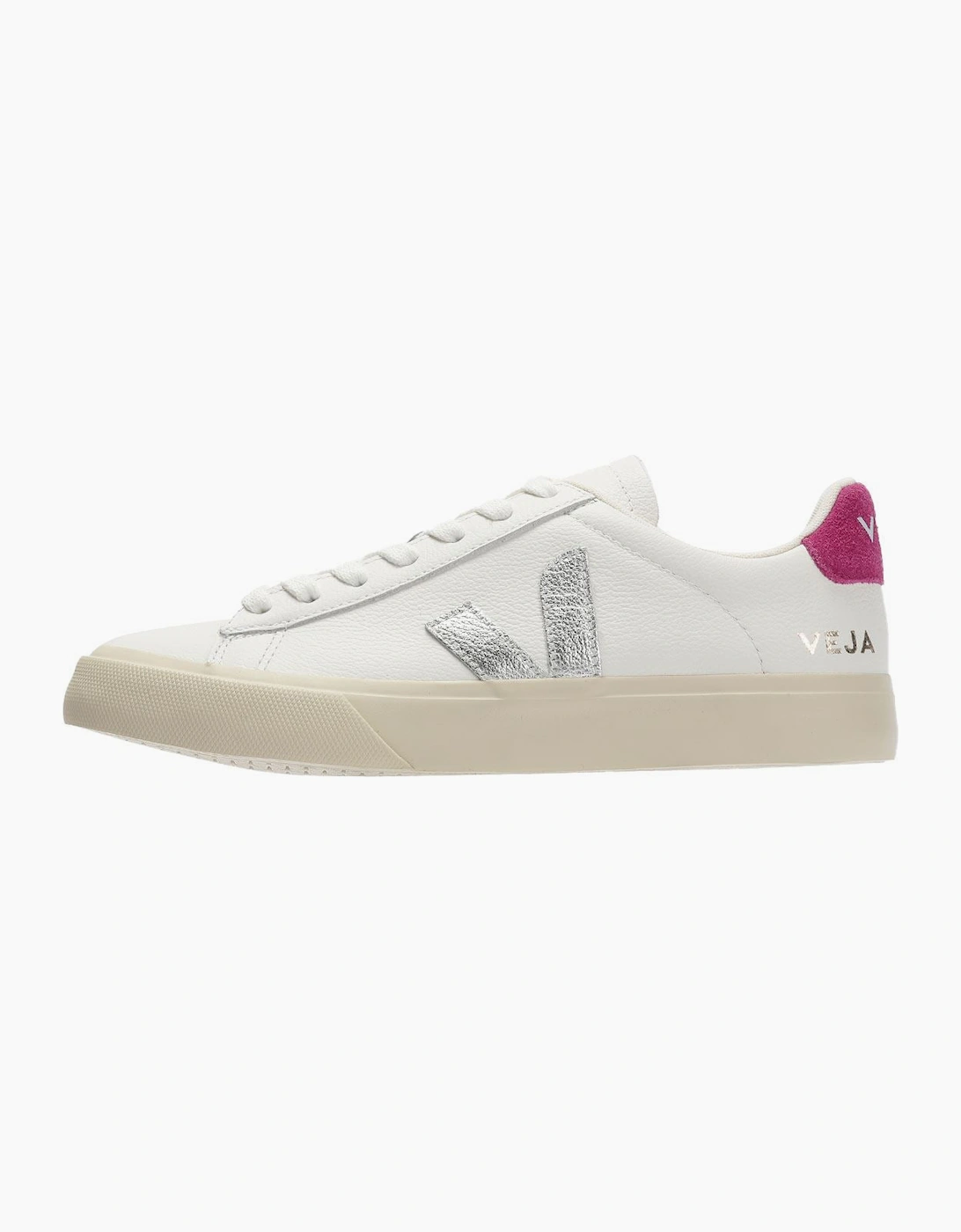 Campo Leather Women's White/Silver/UltraViolet Trainers