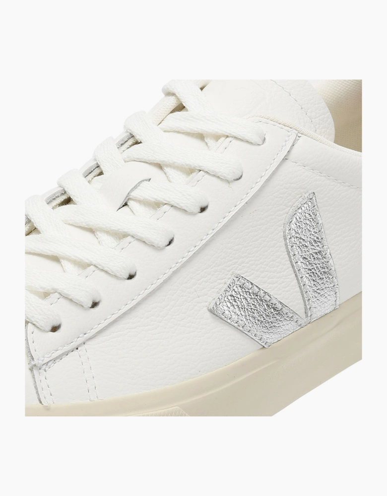 Campo Leather Women's White/Silver/UltraViolet Trainers