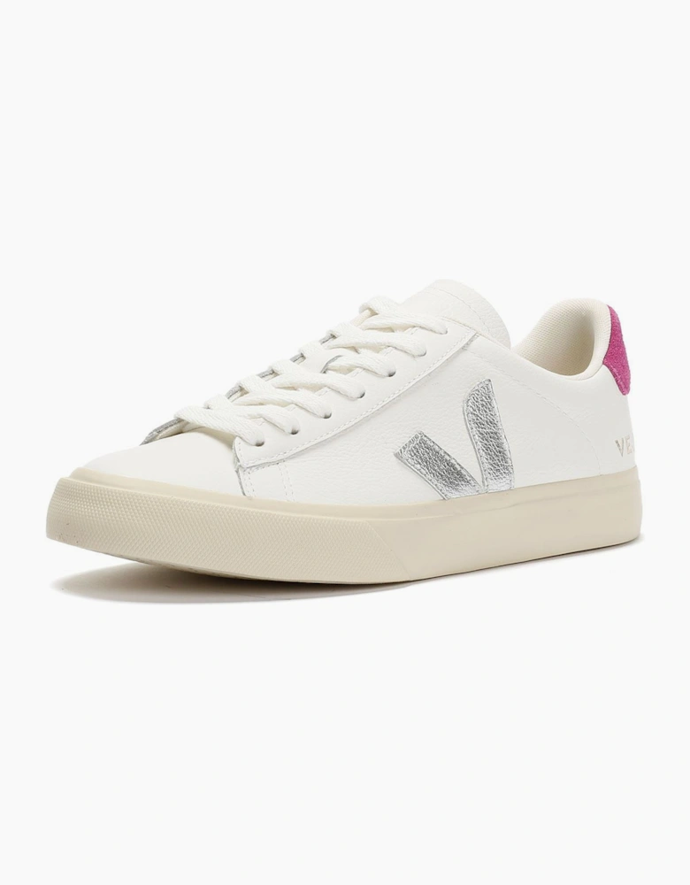 Campo Leather Women's White/Silver/UltraViolet Trainers