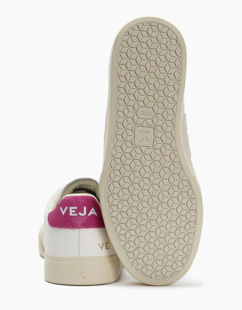 Campo Leather Women's White/Silver/UltraViolet Trainers