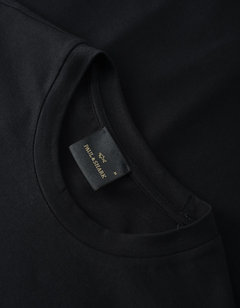 Lightweight Cotton Jersey T-shirt Black