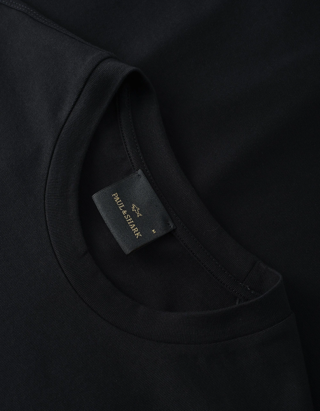 Lightweight Cotton Jersey T-shirt Black