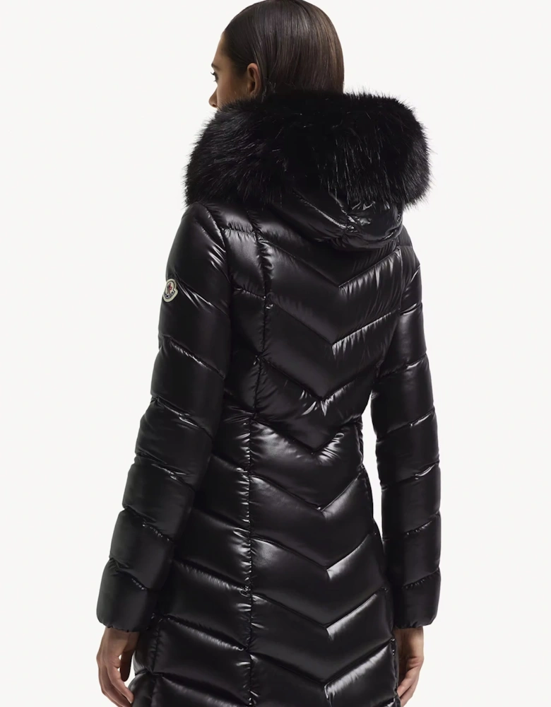 Womens Fulmarus Long Coat Black