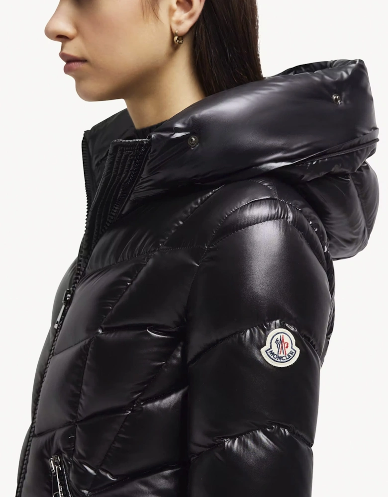 Womens Fulmarus Long Coat Black